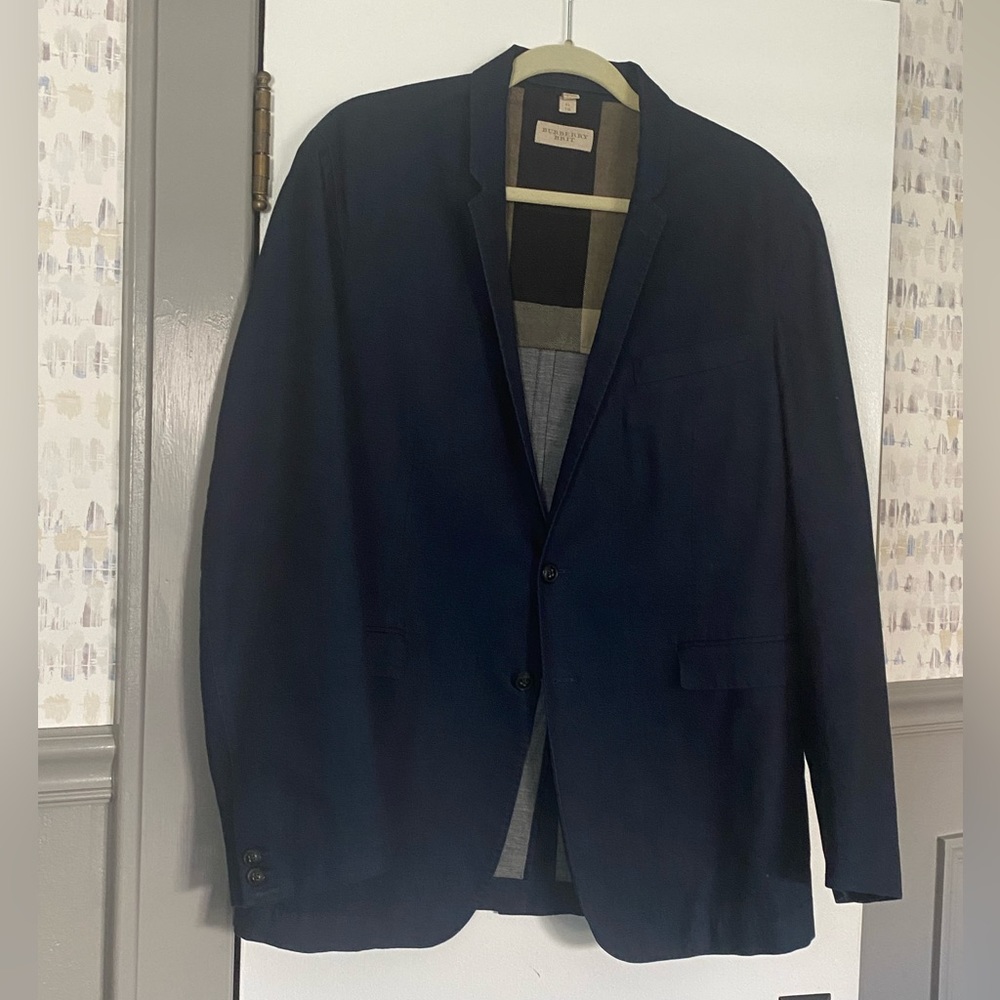 Burberry men’s XL Navy Blazer
